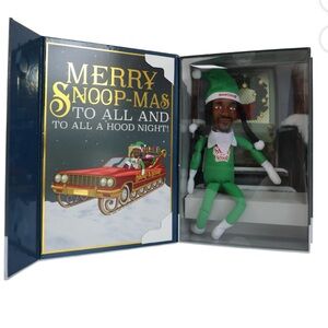 NEW Snoop Dogg Christmas Elf Figure 10.5”